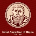 Saint Augustine of Hippo 354 Ã¢â¬â 430 was a Roman African, early Christian theologian and philosopher from Numidia whose writings